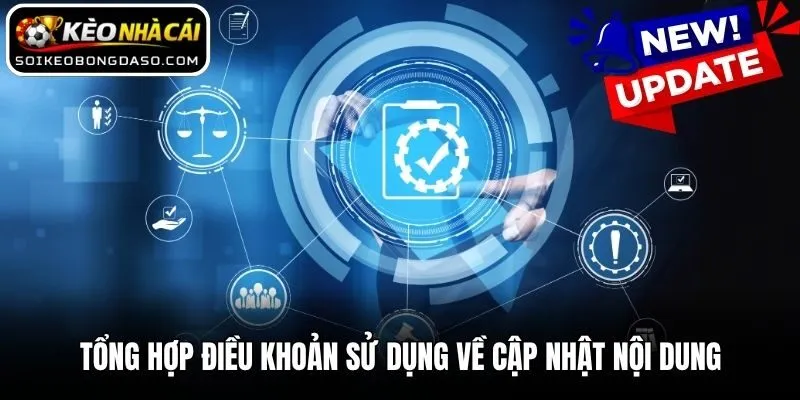 Điều Khoản Sử Dụng 3 Tổng hợp điều khoản sử dụng về cập nhật nội dung